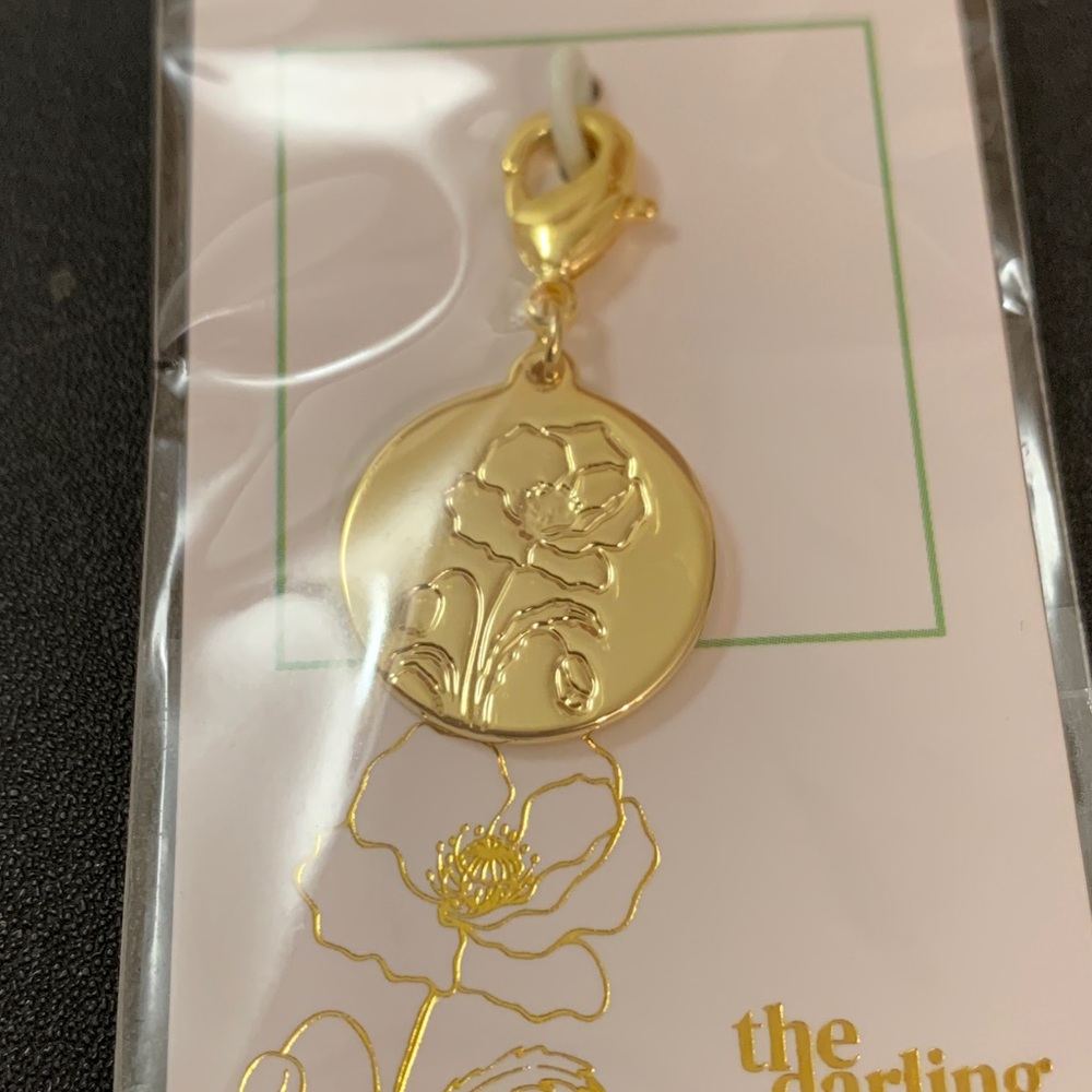 August Birth Flower Charm - Picture 2 of 3